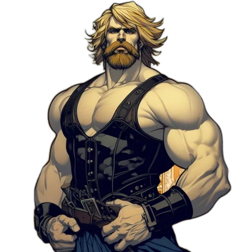 comic book art, concept art, cartoon, fantasy art transparent PNG cut-out