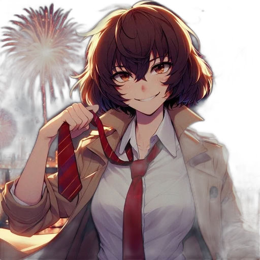 staff, weapon, jacket, flower transparent PNG cut-out