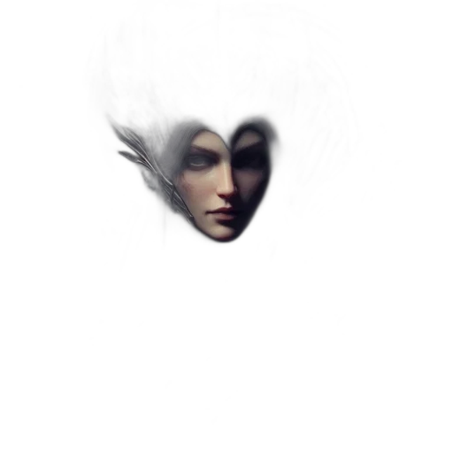 face, mask, dragon, staff transparent PNG cut-out