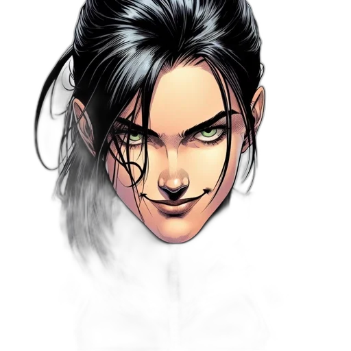 face, mask, comic book art, concept art transparent PNG cut-out