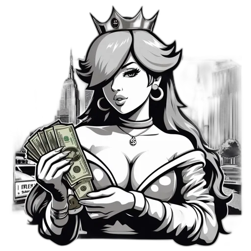 crown, comic book art, cartoon, concept art transparent PNG cut-out