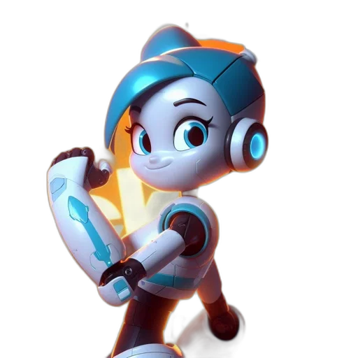 robot, staff, weapon, concept art transparent PNG cut-out