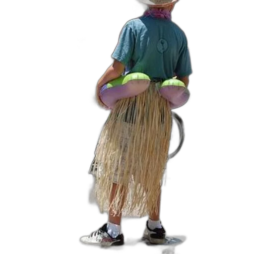 staff, hair, hat, mask transparent PNG cut-out