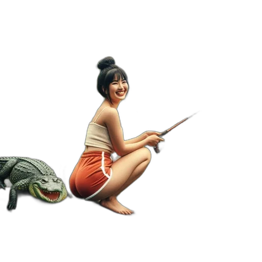 creature, staff, animal, dragon transparent PNG cut-out