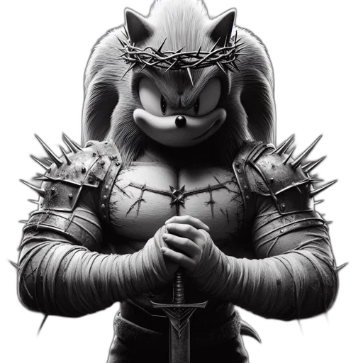 dragon, animal, sword, staff transparent PNG cut-out
