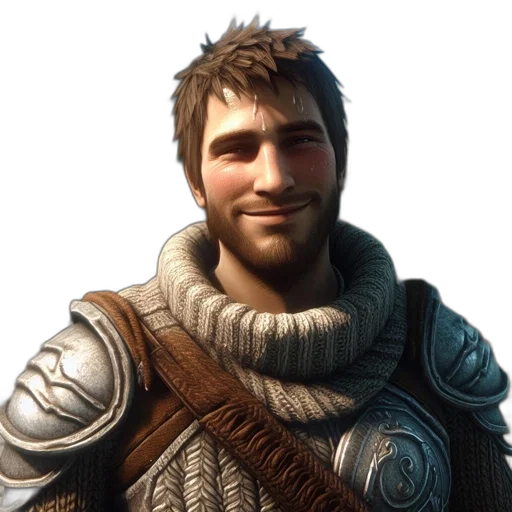 face, staff, sword, dragon transparent PNG cut-out