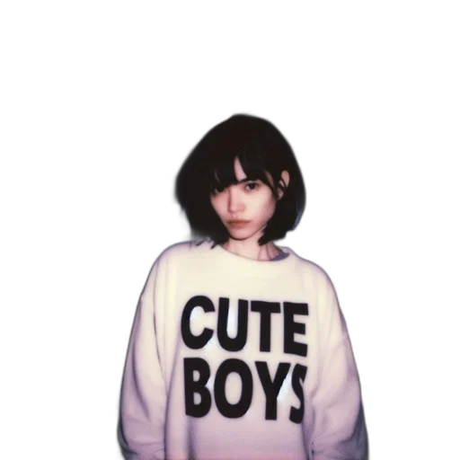 jacket, face, creature, dress transparent PNG cut-out