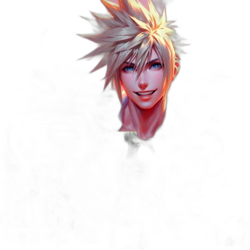 face, mask, staff, crown transparent PNG cut-out