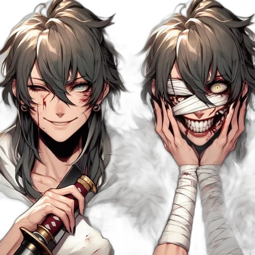 mask, face, creature, concept art transparent PNG cut-out