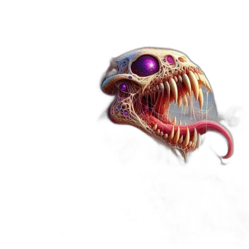 creature, mask, dragon, face transparent PNG cut-out