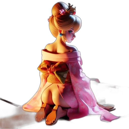 dress, crown, staff, umbrella transparent PNG cut-out