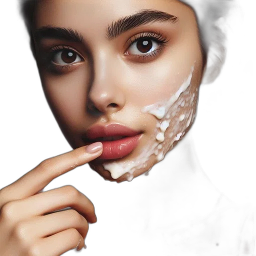 mask, face, jewelry, photorealistic transparent PNG cut-out