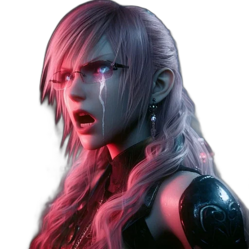 face, dragon, creature, cyberpunk transparent PNG cut-out
