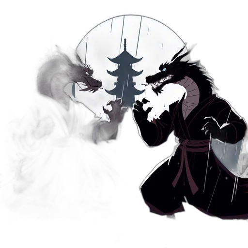 dragon, mask, concept art, fantasy art transparent PNG cut-out