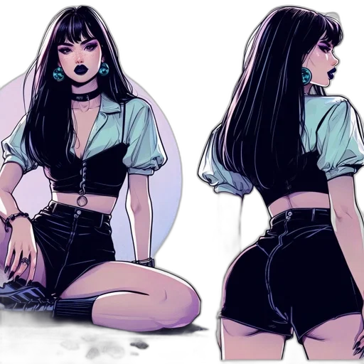 dress, jacket, creature, concept art transparent PNG cut-out
