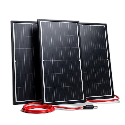 set, three, solar, panels transparent PNG cut-out