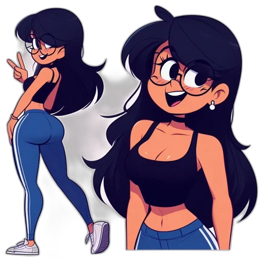 cartoon, concept art, anime, comic book art transparent PNG cut-out