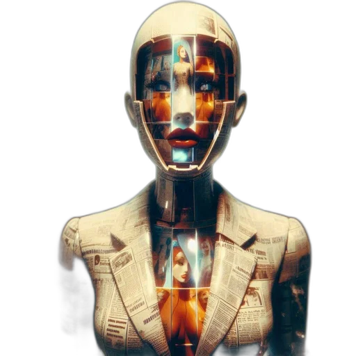 robot, face, mask, jewelry transparent PNG cut-out