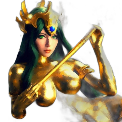 crown, jewelry, staff, weapon transparent PNG cut-out