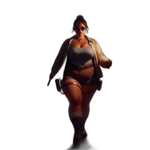 staff, jacket, creature, dress transparent PNG cut-out