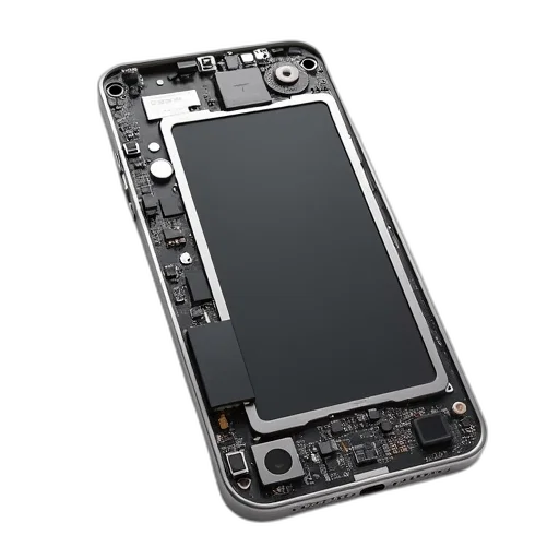 aluminum, battery, board, iphone transparent PNG cut-out