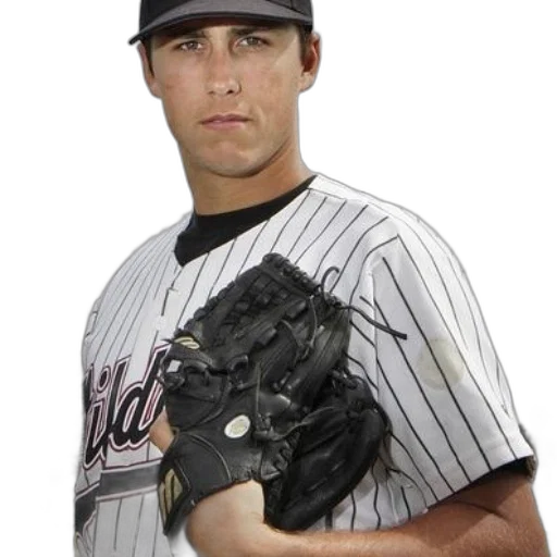 baseball, player, wearing, striped transparent PNG cut-out