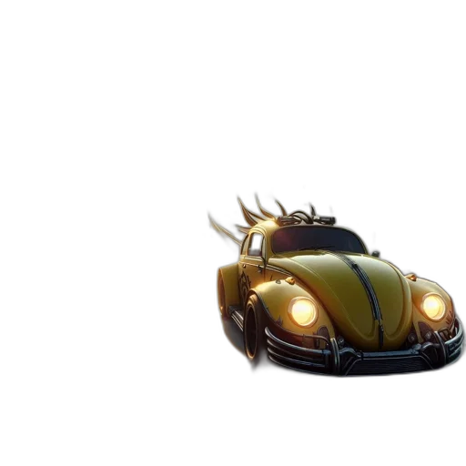 car, animal, creature, dragon transparent PNG cut-out