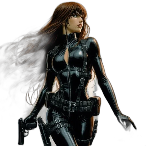 weapon, comic book art, concept art, photorealistic transparent PNG cut-out