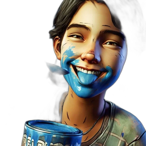 face, mask, photorealistic, concept art transparent PNG cut-out