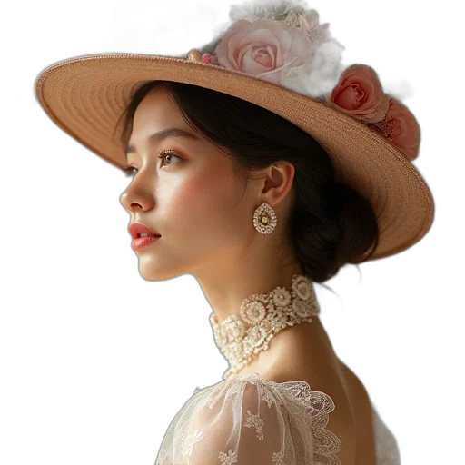 hat, jewelry, crown, dress transparent PNG cut-out