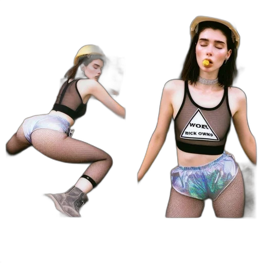 concept art, vaporwave, photorealistic, 3d render transparent PNG cut-out
