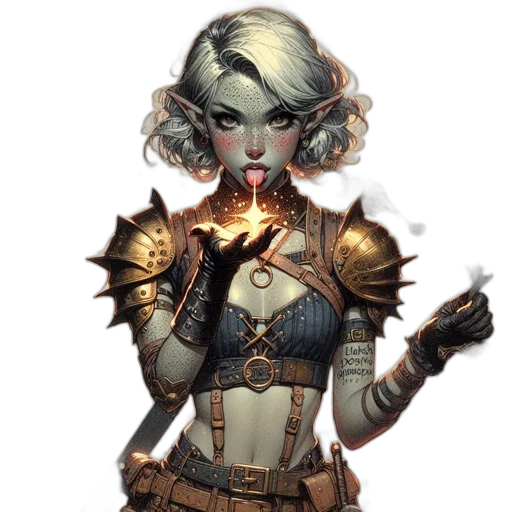 staff, mask, face, fantasy art transparent PNG cut-out