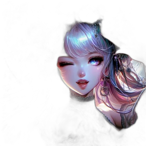 mask, face, hair, creature transparent PNG cut-out