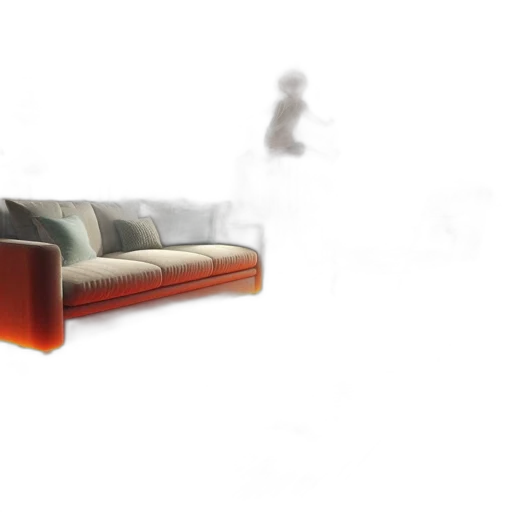 furniture, shoes, staff, 3d render transparent PNG cut-out