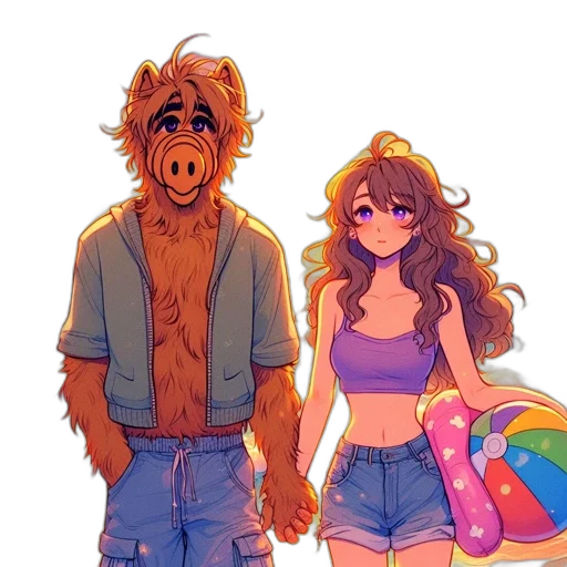 watercolor, concept art, anime, pixel art transparent PNG cut-out