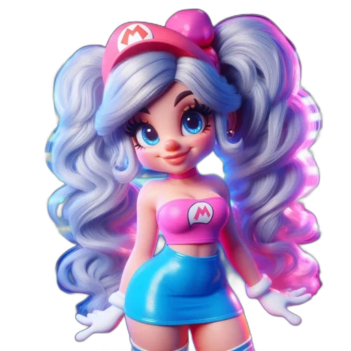 dress, 3d render, concept art, cartoon transparent PNG cut-out