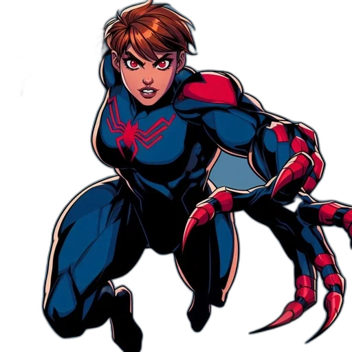 comic book art, concept art, cartoon, animated transparent PNG cut-out