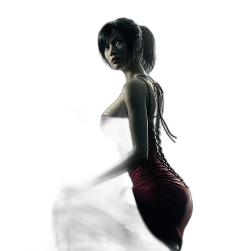 dress, concept art, photorealistic, 3d render transparent PNG cut-out