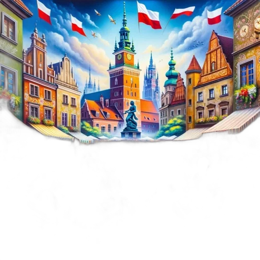 umbrella, hat, building, concept art transparent PNG cut-out