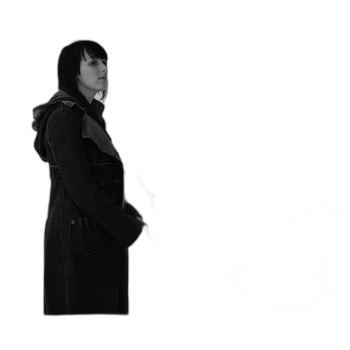 jacket, dress, staff, face transparent PNG cut-out