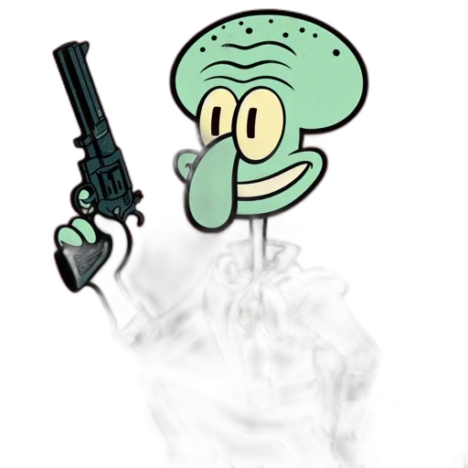 weapon, staff, creature, animal transparent PNG cut-out