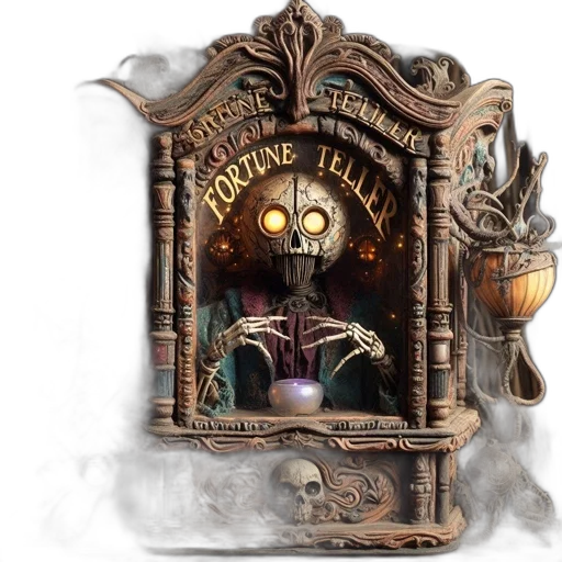 mask, concept art, fantasy art, 3d render transparent PNG cut-out