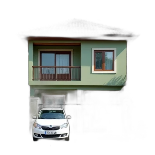 car, building, robot, umbrella transparent PNG cut-out