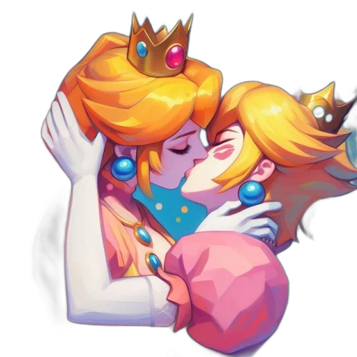 crown, pixel art, concept art, watercolor transparent PNG cut-out