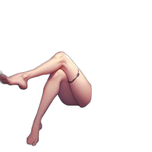 shoes, staff, dress, creature transparent PNG cut-out
