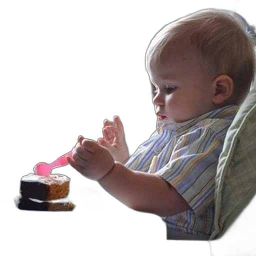 food, photorealistic, baby, high transparent PNG cut-out