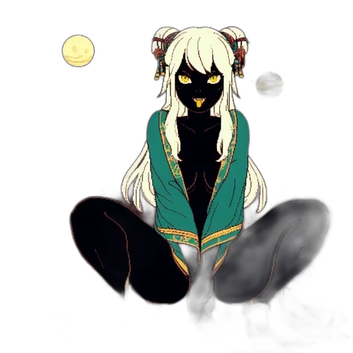 mask, creature, dragon, staff transparent PNG cut-out