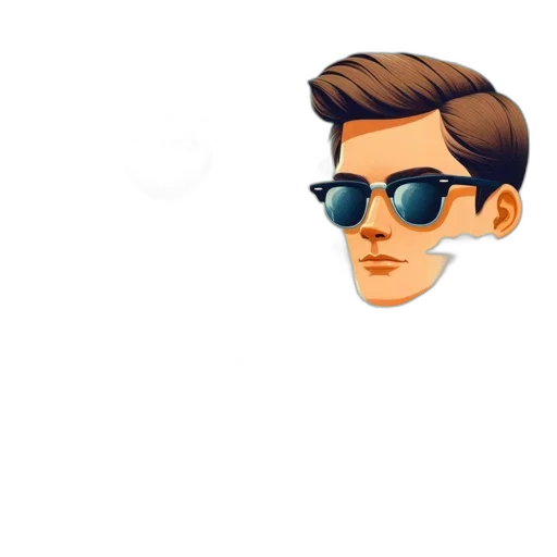 face, jacket, mask, cartoon transparent PNG cut-out