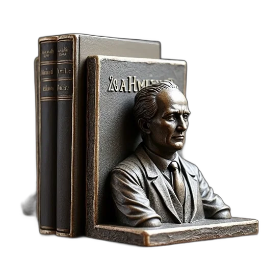 3d render, bookend, word, doctor transparent PNG cut-out