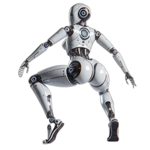 robot, concept art, 3d render, anthropomorphic transparent PNG cut-out